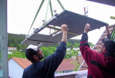 Anlieferung einer Küchenarbeitsplatte