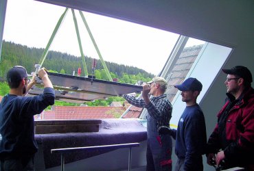 Anlieferung einer Küchenarbeitsplatte